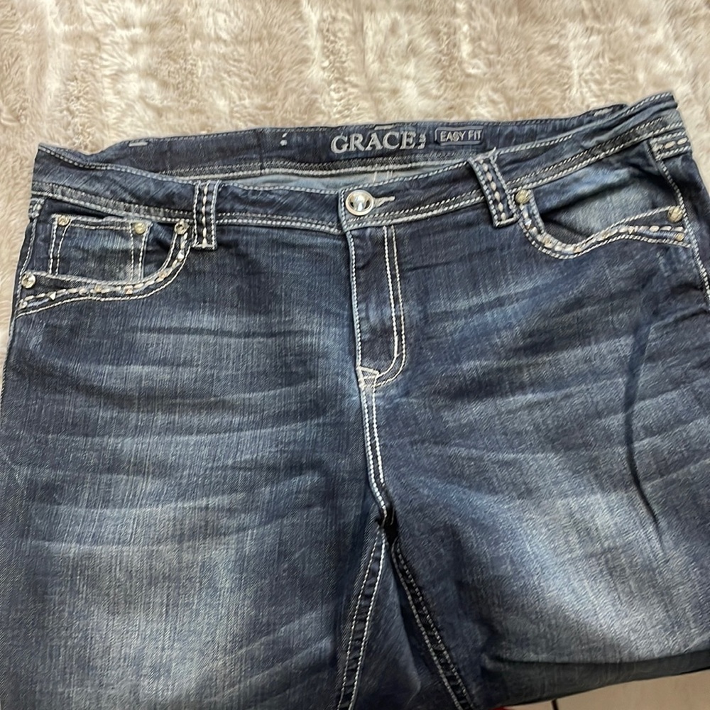 Ladies, Grace Easy Fit boot Cut Jeans, size 32